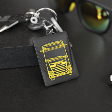 DAF Keychain - Soft PVC
