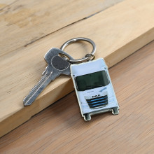DAF Electric Truck Keychain - Metal