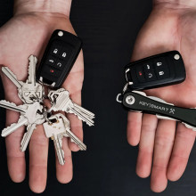 Hot Deal (Winter): KeySmart Keyholder Rugged Black Clam