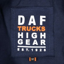 DAF T-Shirt lijnen - Marine gemeleerd - Heren