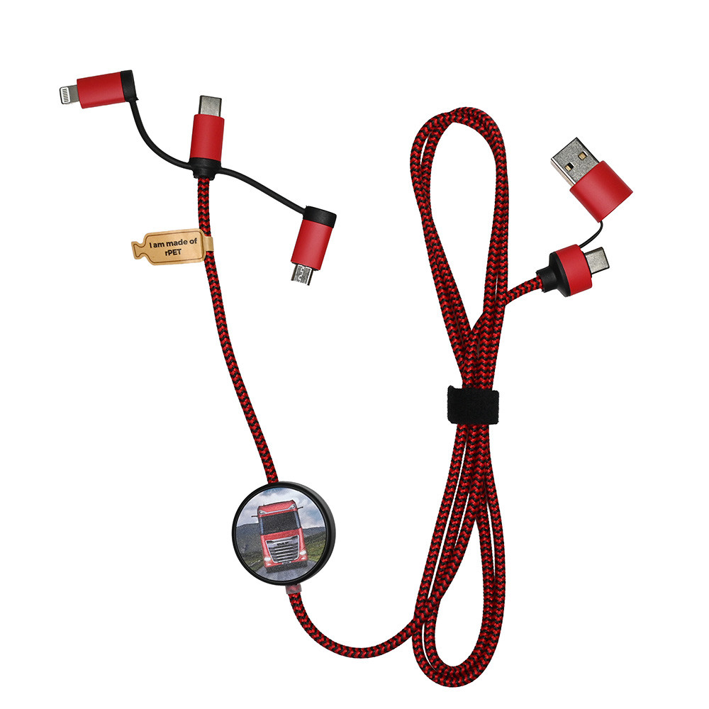 DAF 5-IN-1 Oplaadkabel – RPET