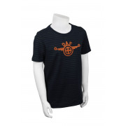 Kids t-shirt with stripes and heritage DAF branding