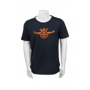Kids t-shirt with stripes and heritage DAF branding