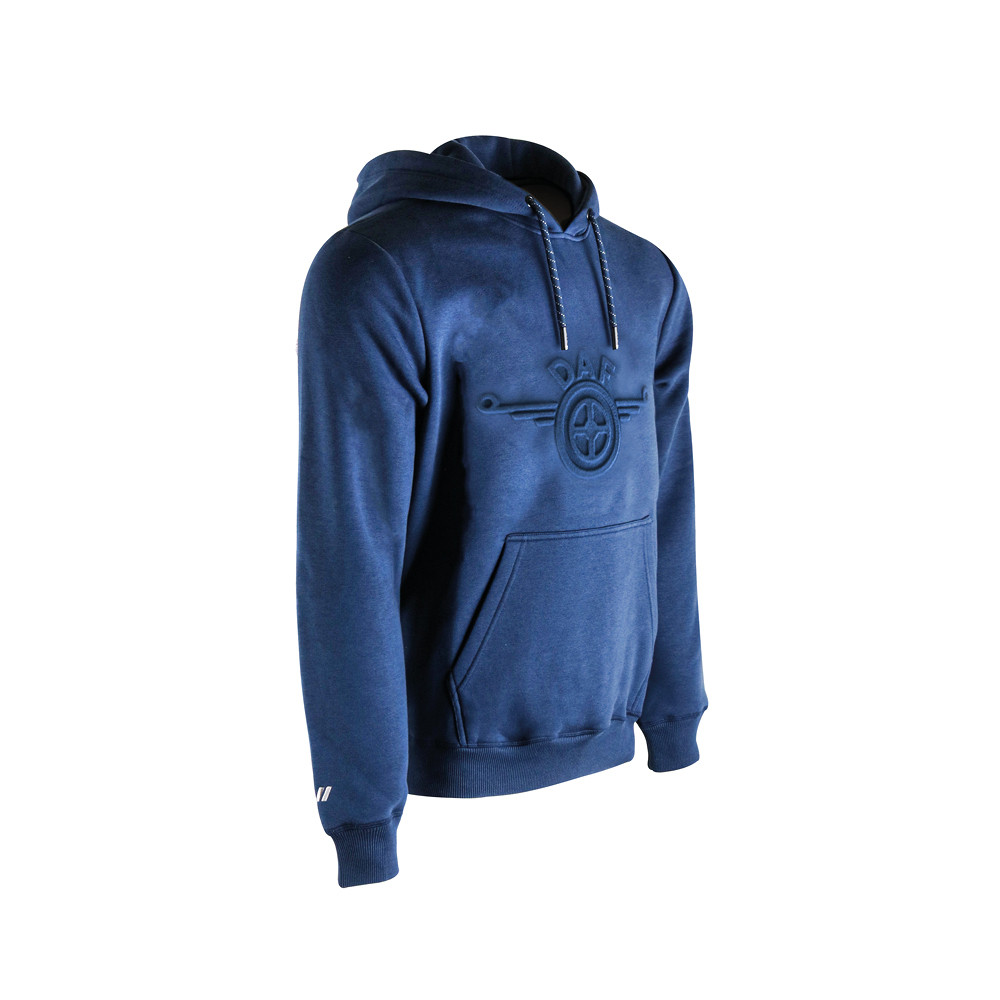DAF Hoodie Blue with Heritage logo Unisex DAF Official