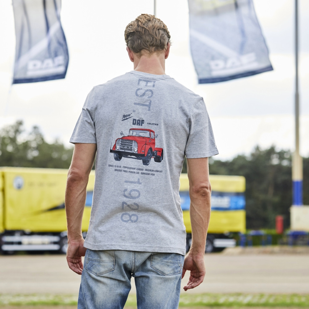 DAF Heritage T shirt Grey Men DAF Official online store